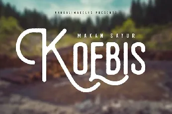 Koebis Free font