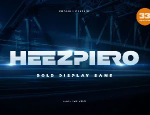 Heezpiero font