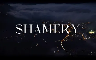 Shamery Typeface Free font