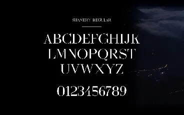 Shamery Typeface Free font