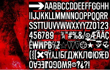 Pent-Up Rage font