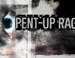 Pent-Up Rage font