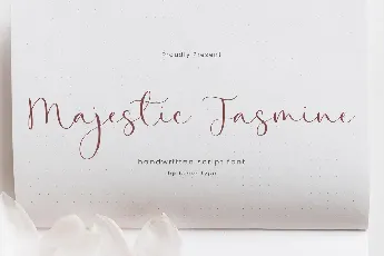 Majestic Jasmine font