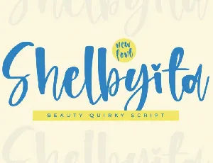 Shelbyita font