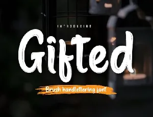 Gifted Script font