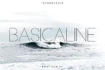 Basicaline Family font