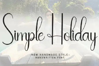 Simple Holiday Script font