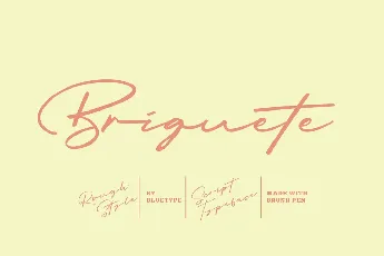 Briquete font