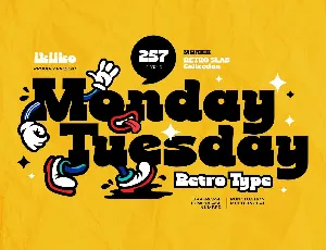 Monday Tuesday font