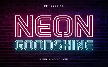 Neon Goodshine font