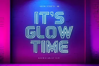 Neon Goodshine font