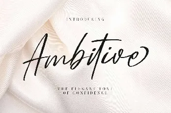 Ambitive font