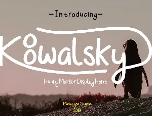 Koowalsky font