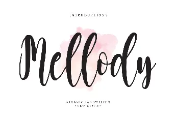 Mellody font