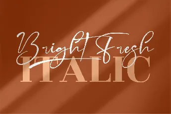 Bright Fresh font