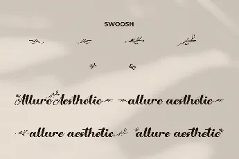 AllureAesthetic Demo font