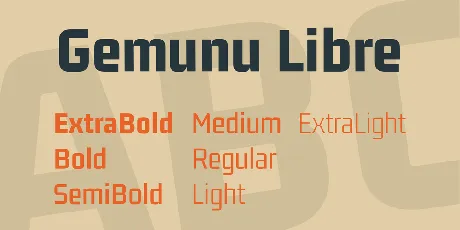 Gemunu Libre font