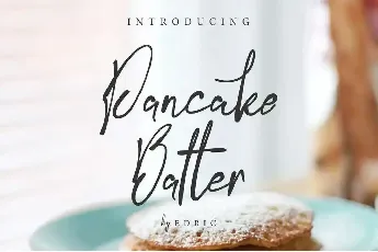 Pancake Batter Demo font