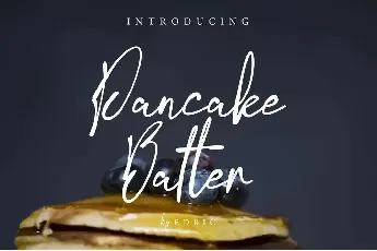 Pancake Batter Demo font