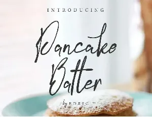 Pancake Batter Demo font