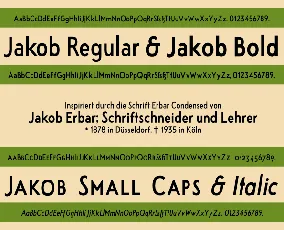 Jakob font