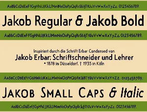 Jakob font