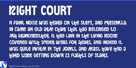 Night Court font