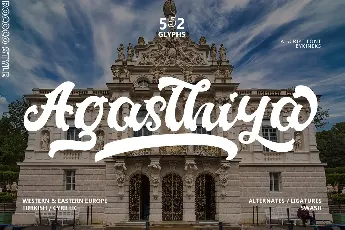 Agasthiya Rococo font