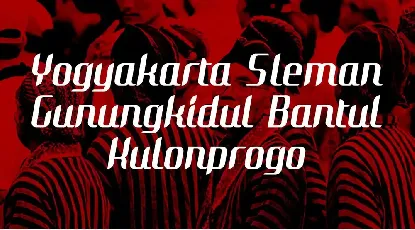 Jogjakartype font