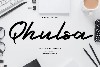 Qhulsa Personal Use font