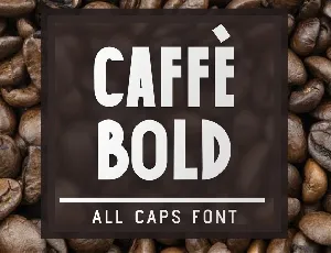 Caffe Bold font