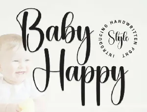 Baby Happy Script font