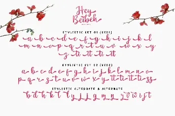 HeyBeibeh Demo font