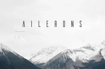 Ailerons Typeface font