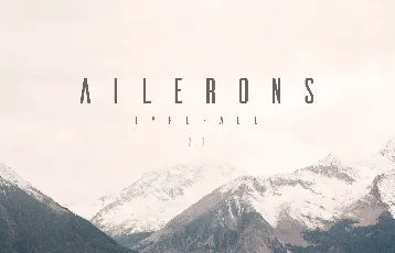 Ailerons Typeface font