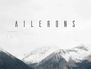 Ailerons Typeface font