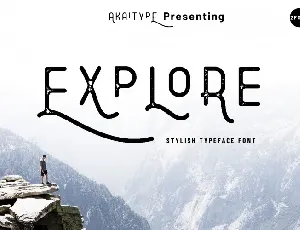 Explore Typeface font