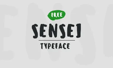 Sensei Free font