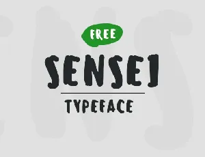 Sensei Free font