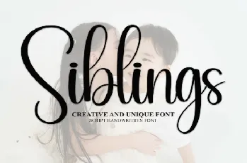 Siblings Script font