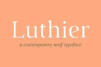 Luthier Free font