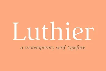 Luthier Free font