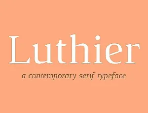 Luthier Free font