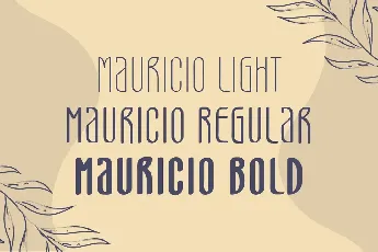 Mauricio Free Trial font