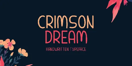 Crimson Dream font