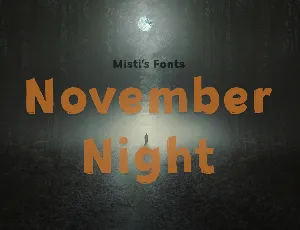 November Night font