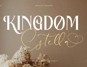 Kingdom Estella Duo font