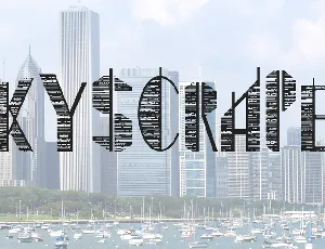 Skyscraper font