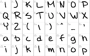 Lina's Hand font