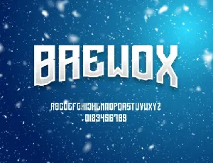 Brewox font